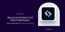 Poster-Become-a-Python-Full-Stack-Developer-Presentation