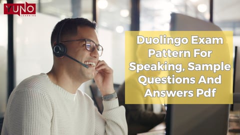 Duolingo Exam Pattern For Speaking, Sample Questions And Answers Pdf