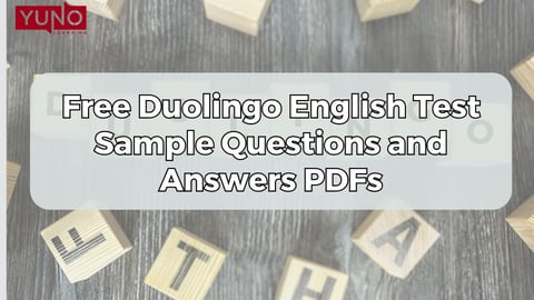 Free Duolingo English Test Practice With Sample Questions and Answers PDFs