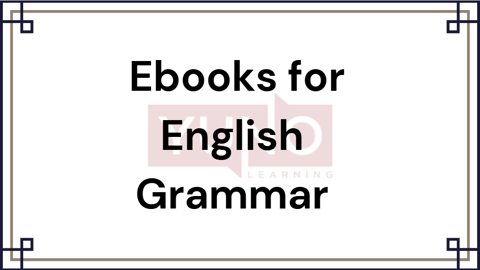 Ebooks for English Grammar