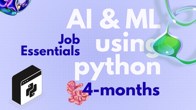 AI & ML using python – Job Essentials Program