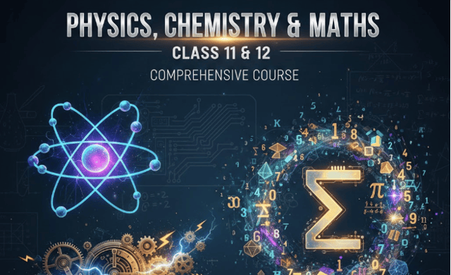 Physics, Chemistry & Maths - Class 11 & 12 Comprehensive Course