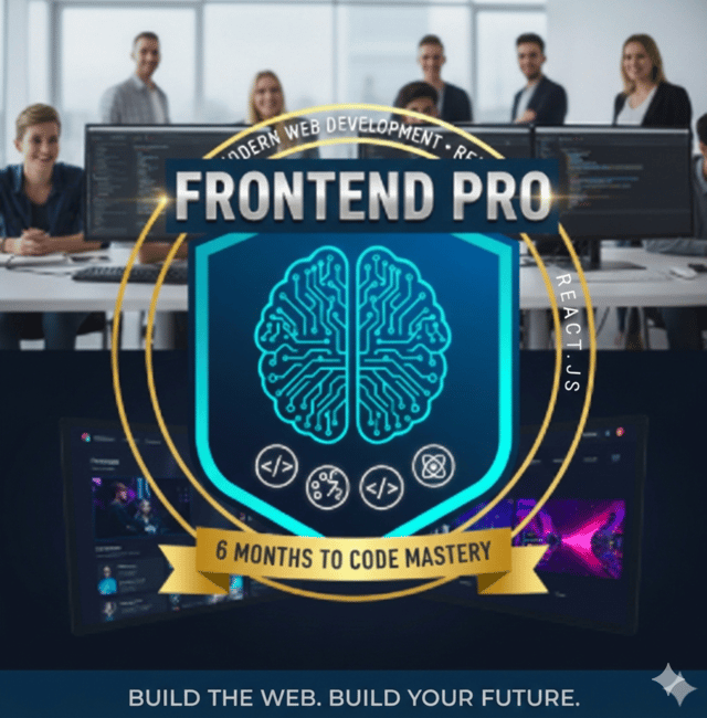 Frontend Pro: Master Responsive Web Development & React.js