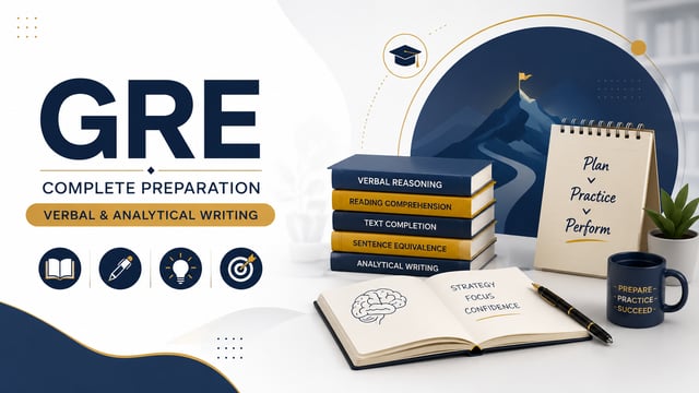 GRE Complete Preparation Course – Verbal & Analytical Writing