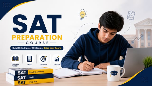 SAT Preparation Course — Build Skills. Master Strategies. Raise Your Score.