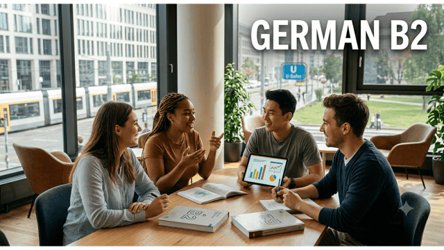 B2: German Intensive (Upper-Intermediate / Professional)