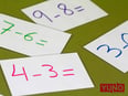 Vedic Maths Practice Worksheet on Subtraction (Vinculum)