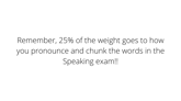 Pronunciation, Intonation and Chunking in Speaking Module