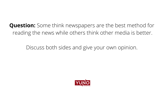 Opinion Essay on Media Jan 23, 2023 With Sample Answer