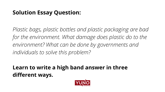 IELTS Solution Essay June 2022 With Sample Answer
