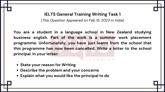 15 Feb 2023 IELTS Semi-Formal Letter to Show Disappointment