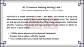 13 Feb 2023 IELTS Formal Letter of Complaint to Store Manager