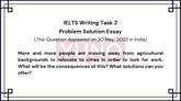 20 May 2023 IELTS Problem Solution Essay on Work