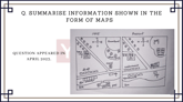 1 April 2023 IELTS Map Sample Answer