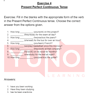 Exercise 4: Present Perfect Continuous Tense