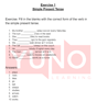 Exercise 1: Simple Present Tense