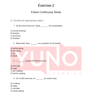 Exercise 2: Future Continuous Tense