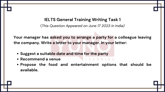 17 June 2023 IELTS Semi-Formal Letter to give Suggestion