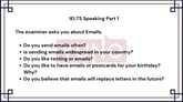 24 June, 2023 IELTS Speaking Part 1 Email Sample Answer