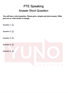 Free PTE Speaking Practice Test: Answer Short Questions