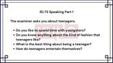 5 October 2023 IELTS Speaking Part 1 Teenagers Sample Answer