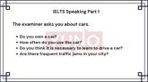 30 March 2024 IELTS Speaking Part 1 Car Sample Answer