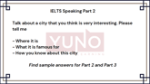 18 March 2024 IELTS Speaking Part 2,3 City Sample Answer