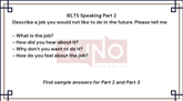 14 March 2024 IELTS Speaking Part 2,3 Job Sample Answer