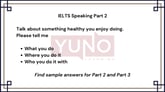15 February 2024 IELTS Speaking Part 2,3 Health Sample Answer