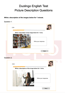 Duolingo Write about the Photo Practice Questions April 2024
