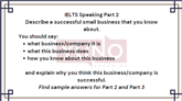 5 June 2024 IELTS Speaking Part 2,3 Business Sample Answer
