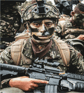 Duolingo write about the photo: Ready for action