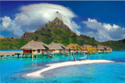 Duolingo write about the photo: A Calm Tropical Paradise