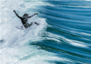 Duolingo write about the photo: Riding the Wave of Life