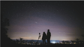 Duolingo speak about the photo: Stargazing