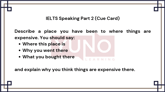 10 October 2024 IELTS Speaking Part 2,3 A Lavish place Sample Answer