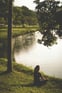 Duolingo Write About the Photo: Golden Moments by the River