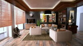 Duolingo Write About the Photo: A Stylish and Elegant Living Room