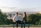 Duolingo Speak about the Photo: A Moment Amidst the Concrete Jungle