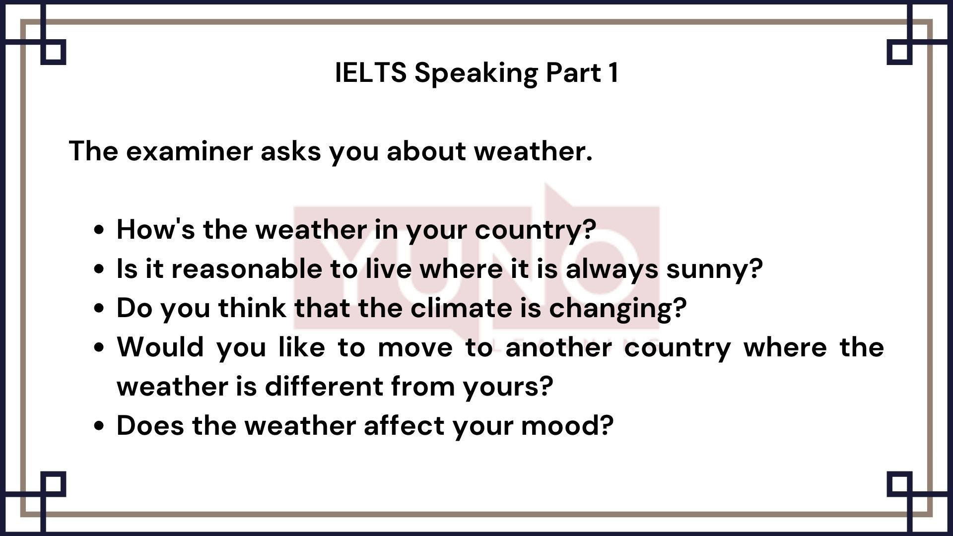 Ielts Speaking Task 1 Sample Answer 22 January 2024 IELTS Speaking Part 1 Weather Sample Answer