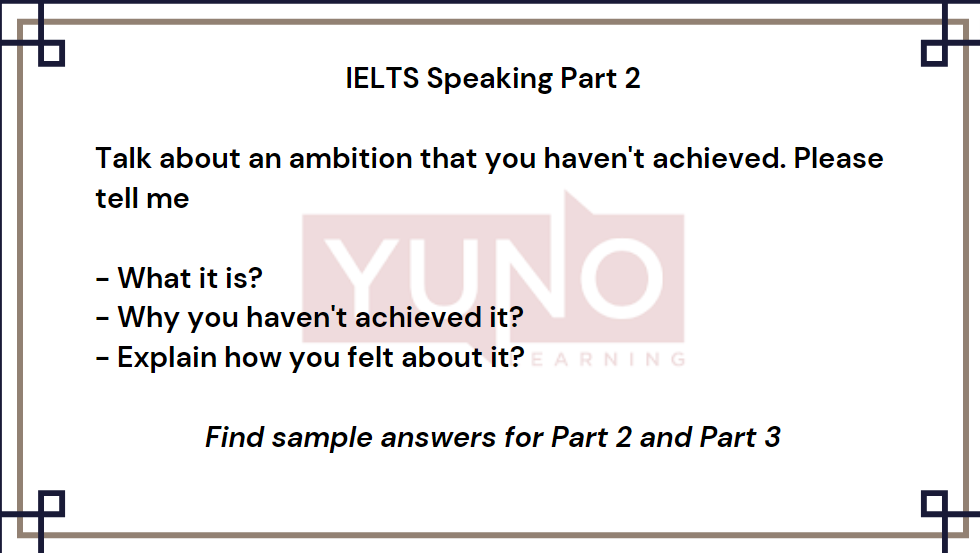 IELTS Speaking 2024 Questions and Answers - Yuno Learning