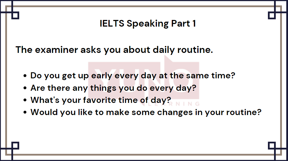19 March 2024 IELTS Speaking Part 1 Daily Routine Sample Answer